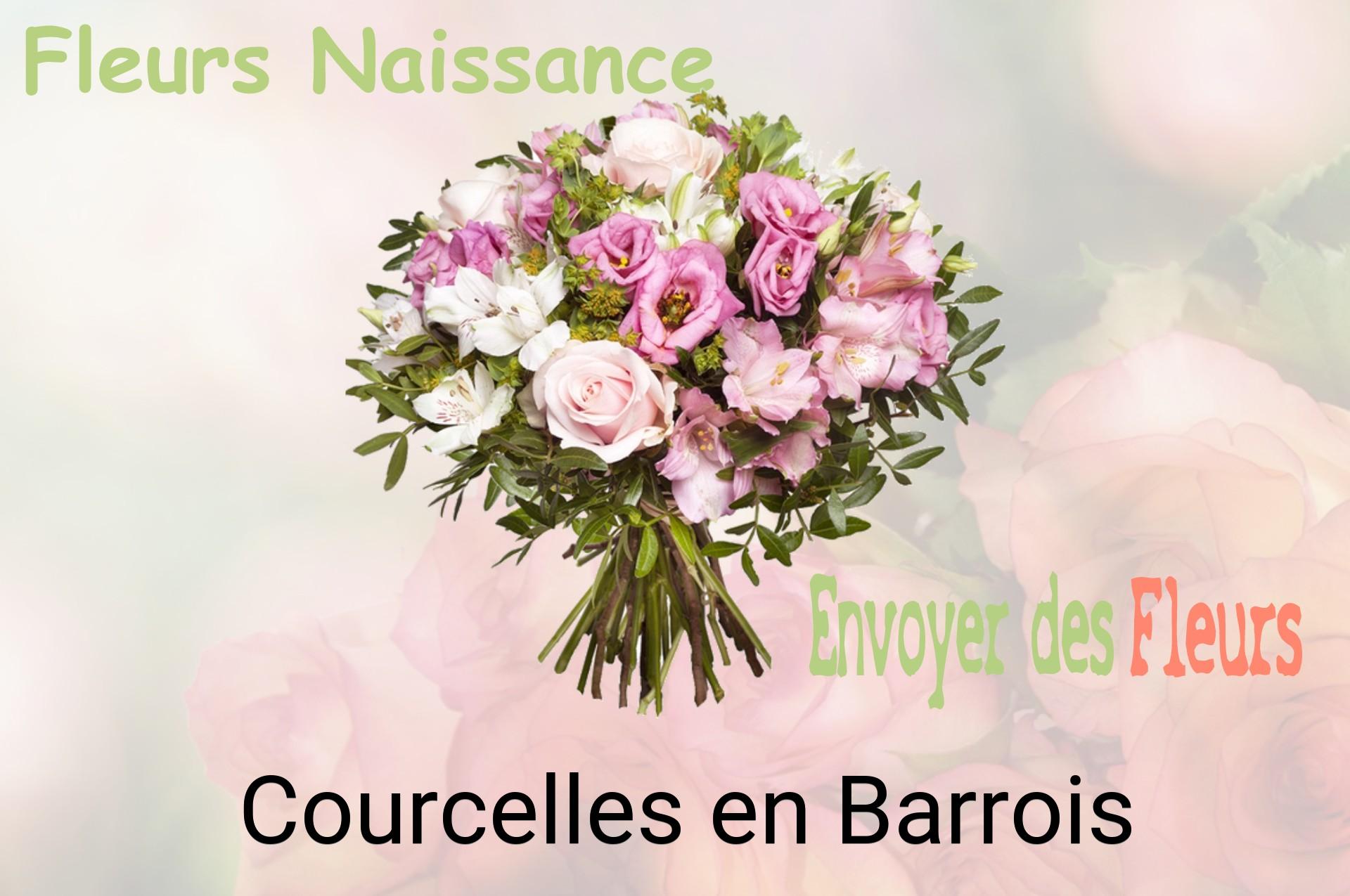 Bouquet de fleurs de naissance livré à Courcelles-en-Barrois